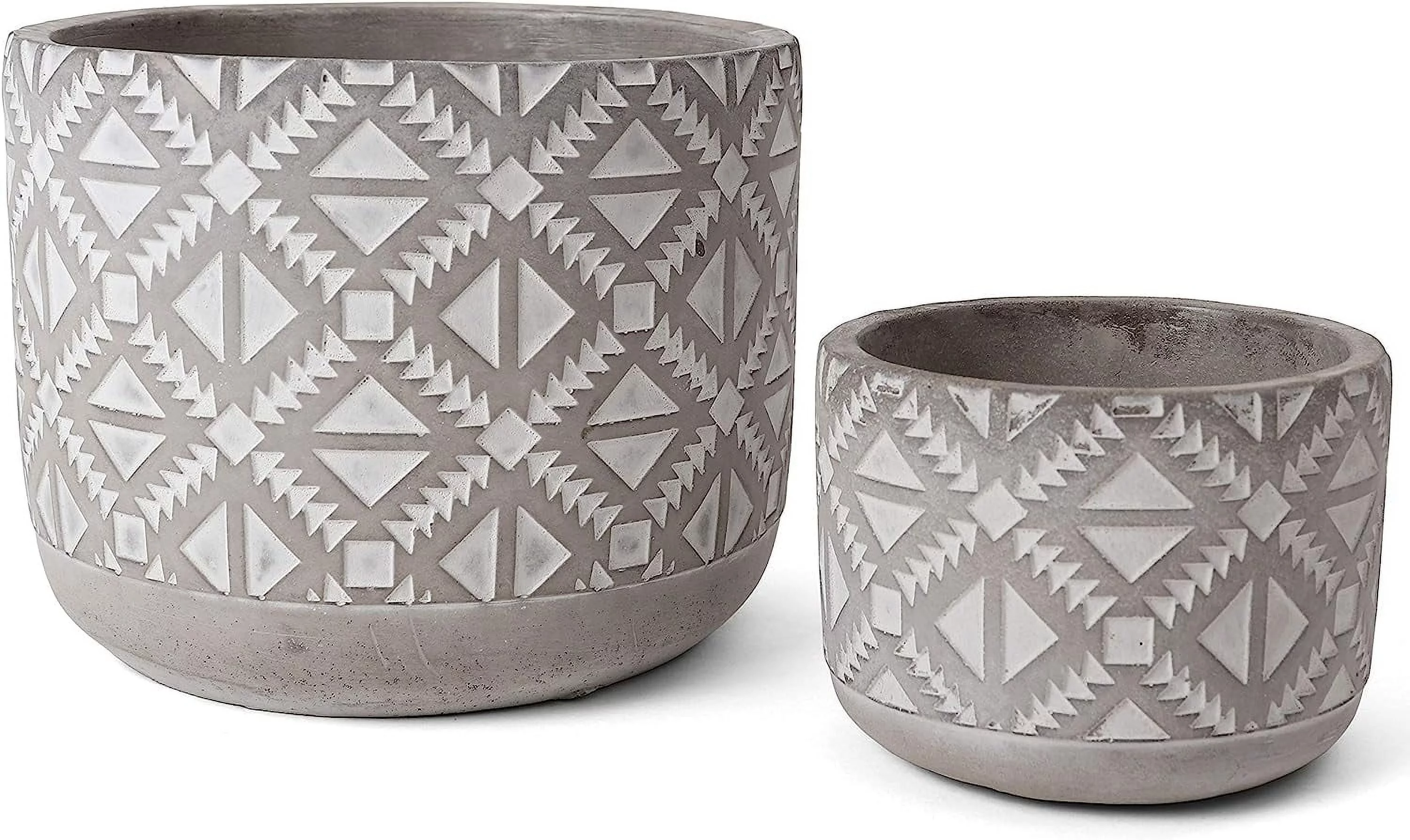 Concrete Planter - Indoor And Outdoor Plant - Modern Cement Planter - Geometric Planter Flower - Succulent (Small/Medium)