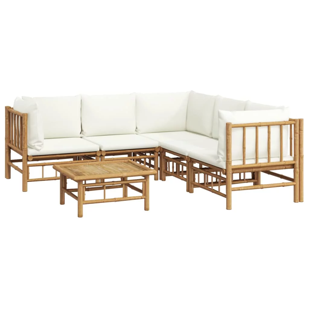 Andoer parcel,Cushions Furniture Set With Cream Patio Furniture Patio Conversation Patio Set With 3155188 Furniture Conversation Cream White Cushions 6 Piece Patio Piece Patio Set