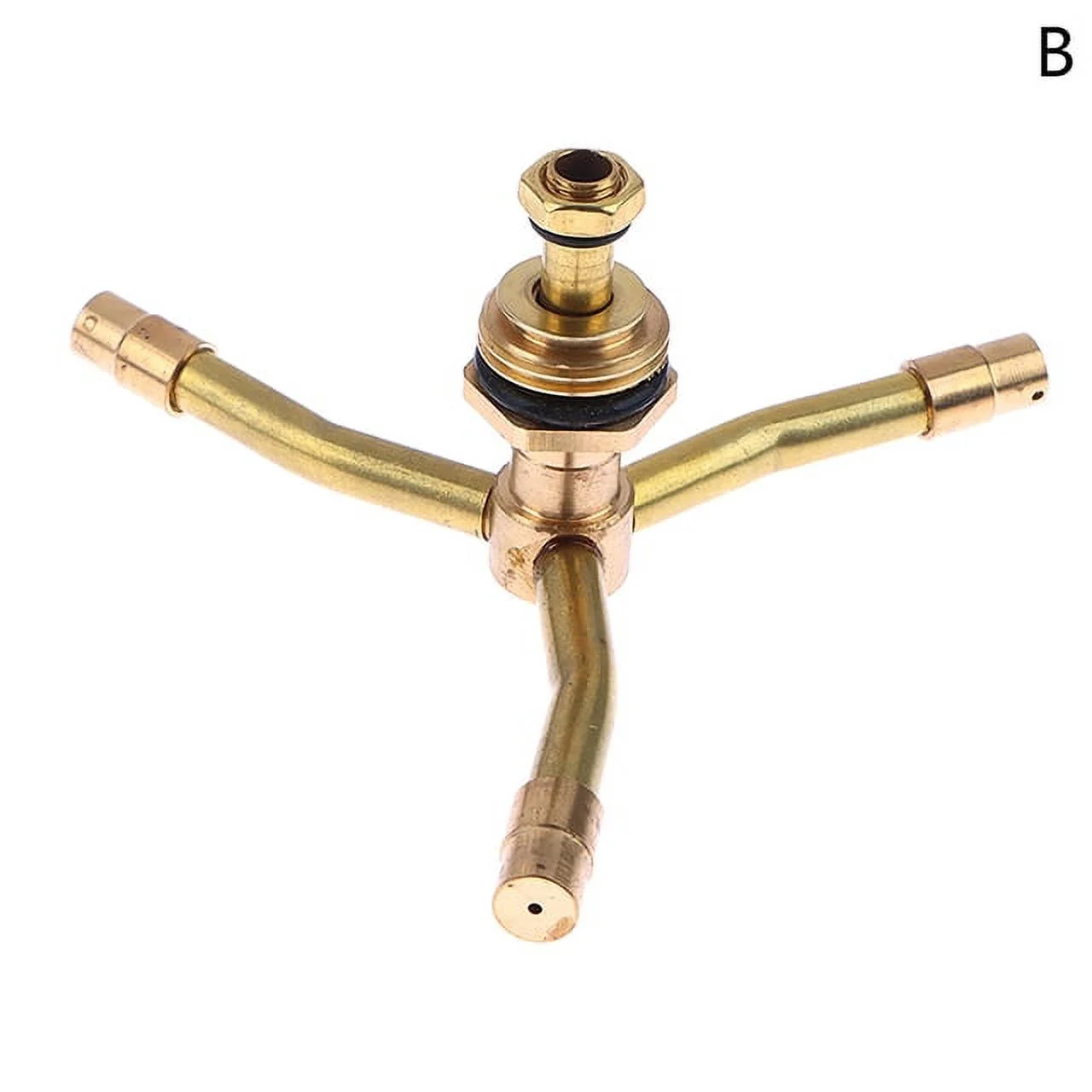 1Pc 2/3/4 Arm °Automatic Rotary Whirling Sprinkler Garden Lawn Irrigation Watering Nozzle Spray Rotating Brass Sprayer