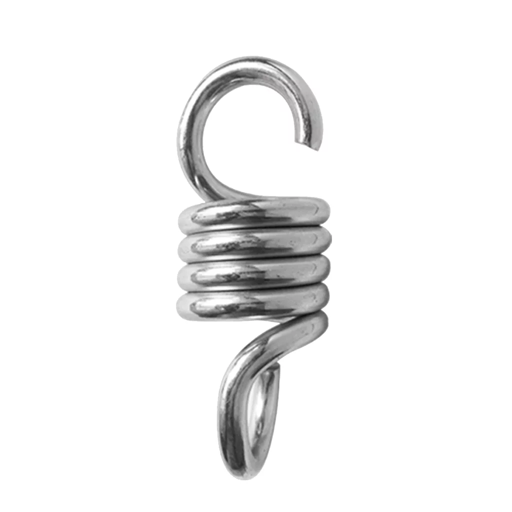 4 Pack Heavy Duty Coil Shaped Hammock Springs for Porch Swings and Hanging s - 700lbs / 317kg Capacity