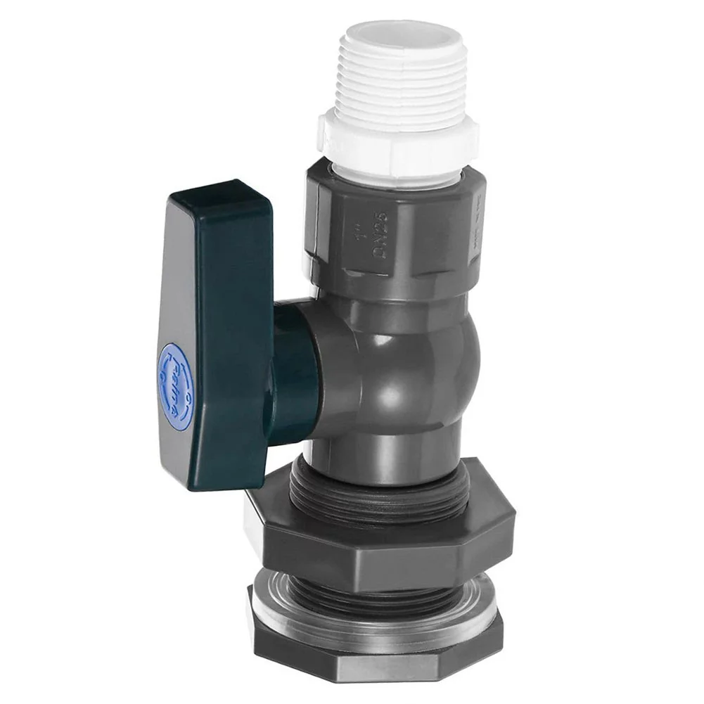 Tank Pool Bucket Rain Barrel Valve Diverter Seal Water Tight Garden Spigot Kit