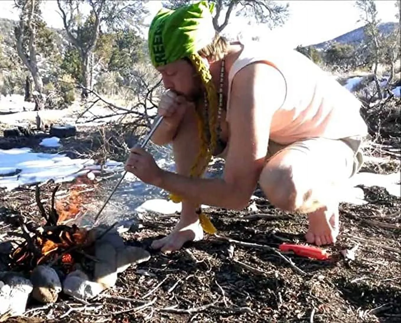 NAMZI Pocket Bellow, Collapsible Fire Blower Pipe Builds Campfire Blasting Air 2 Pack