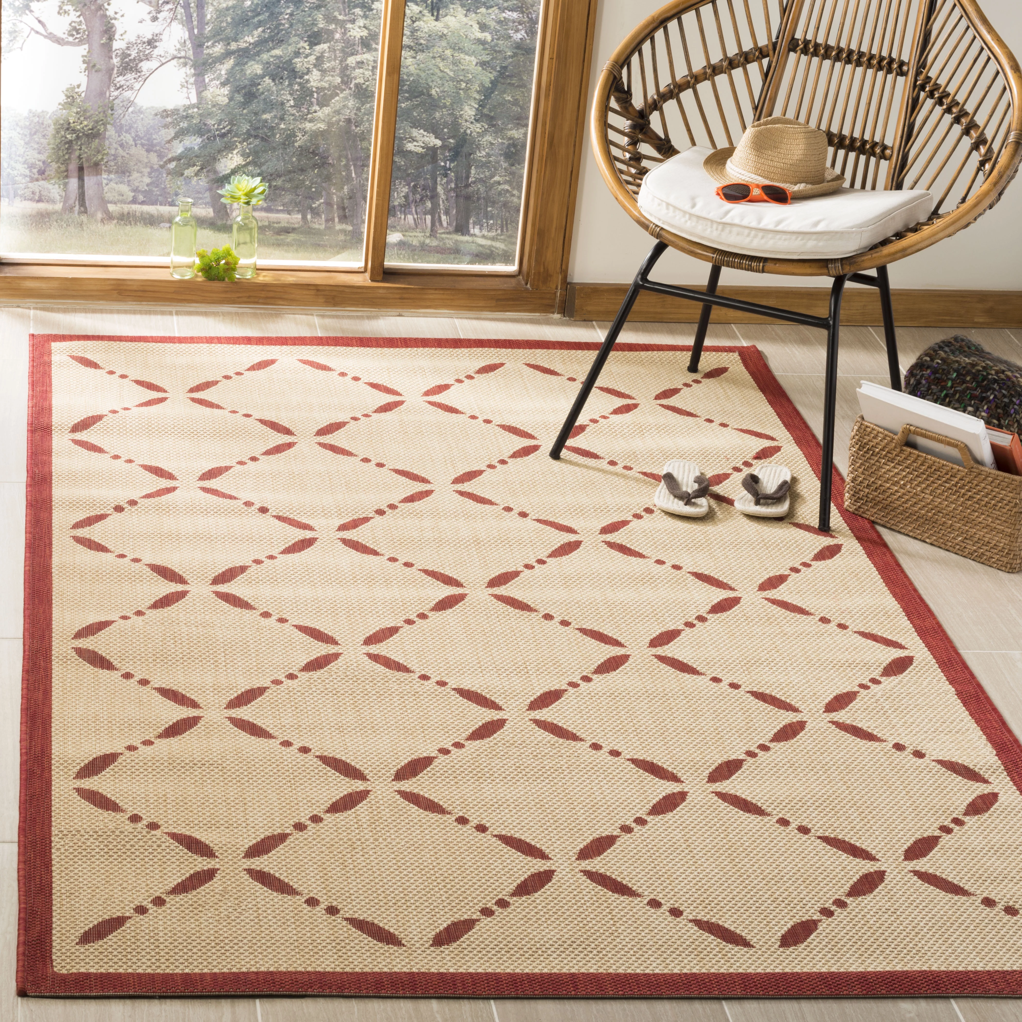 Safavieh Martha Stewart Ivy Geometric Diamonds Indoor/Outdoor Area Rug