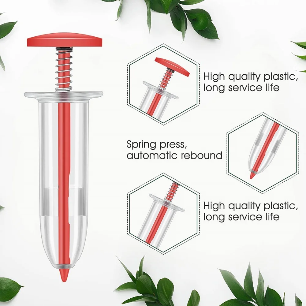 Tool,6 Pcs Seed Pcs Seed Manual Handheld Seed Planter Manual Dibber And Dibber And Set Planter Tool Flowers Seed Planter Tool Seed Manual Dibber Set Handheld Seed