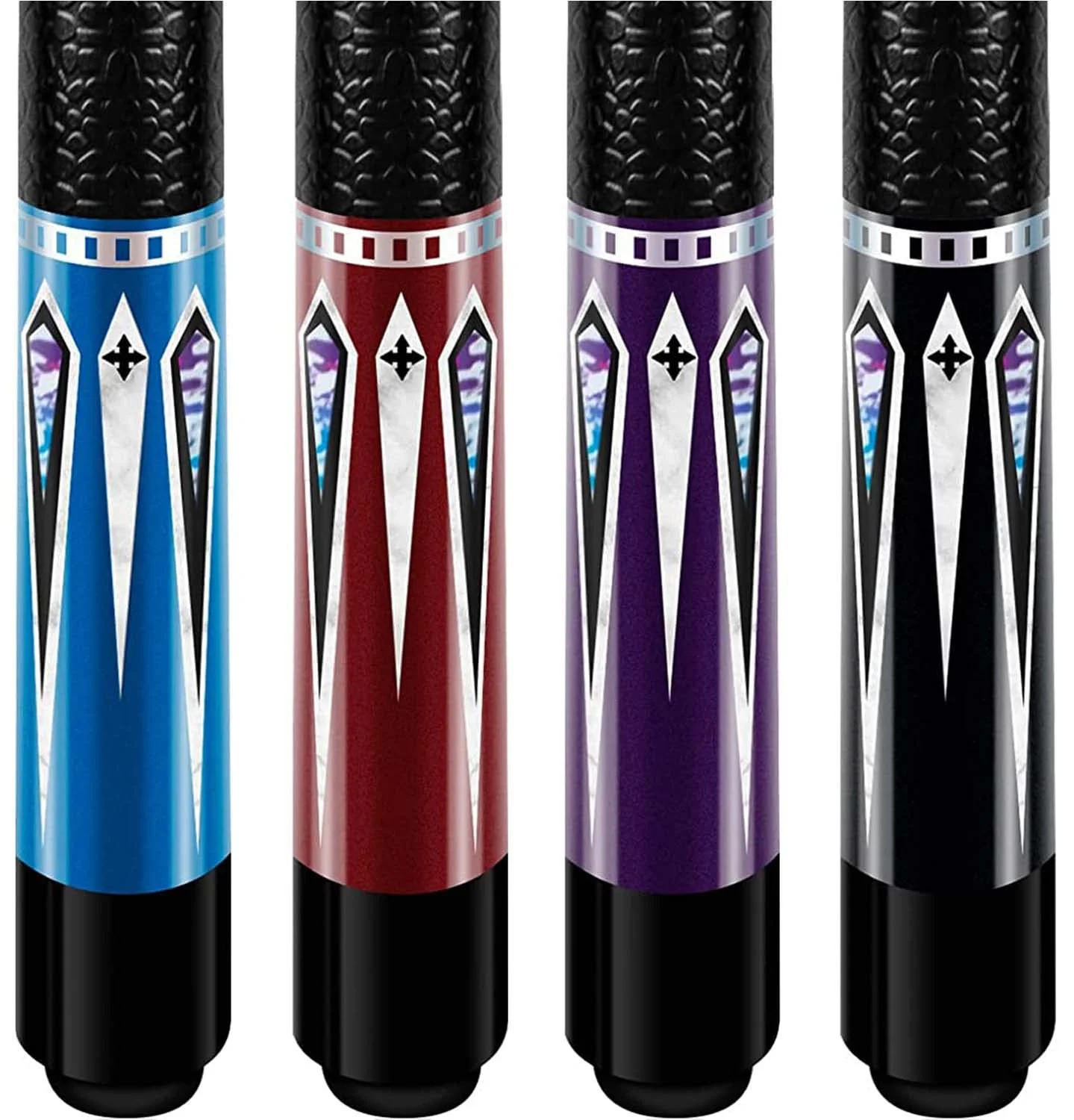 Wakefa Billiard Pool Cue Stick: 58 inch Pool Sticks Set of 4, 13mm Tip Pool Cues Billiard Cue Sticks Maple Wood Pool Table Sticks for Professional Billiard Players 18 19 20 21 oz