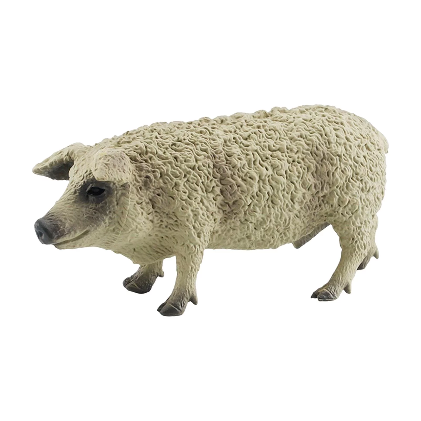 deevoka 3xpig Figurine Playset Painted Farm Animal Figure Toys Figurines Model