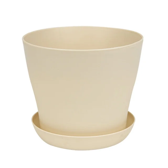 Decorative Collection of Artificial Succulent Plants in Plastic Flower Pots with Tray - Stunning Balcony Plants and Nursery Pots Folwer Pots