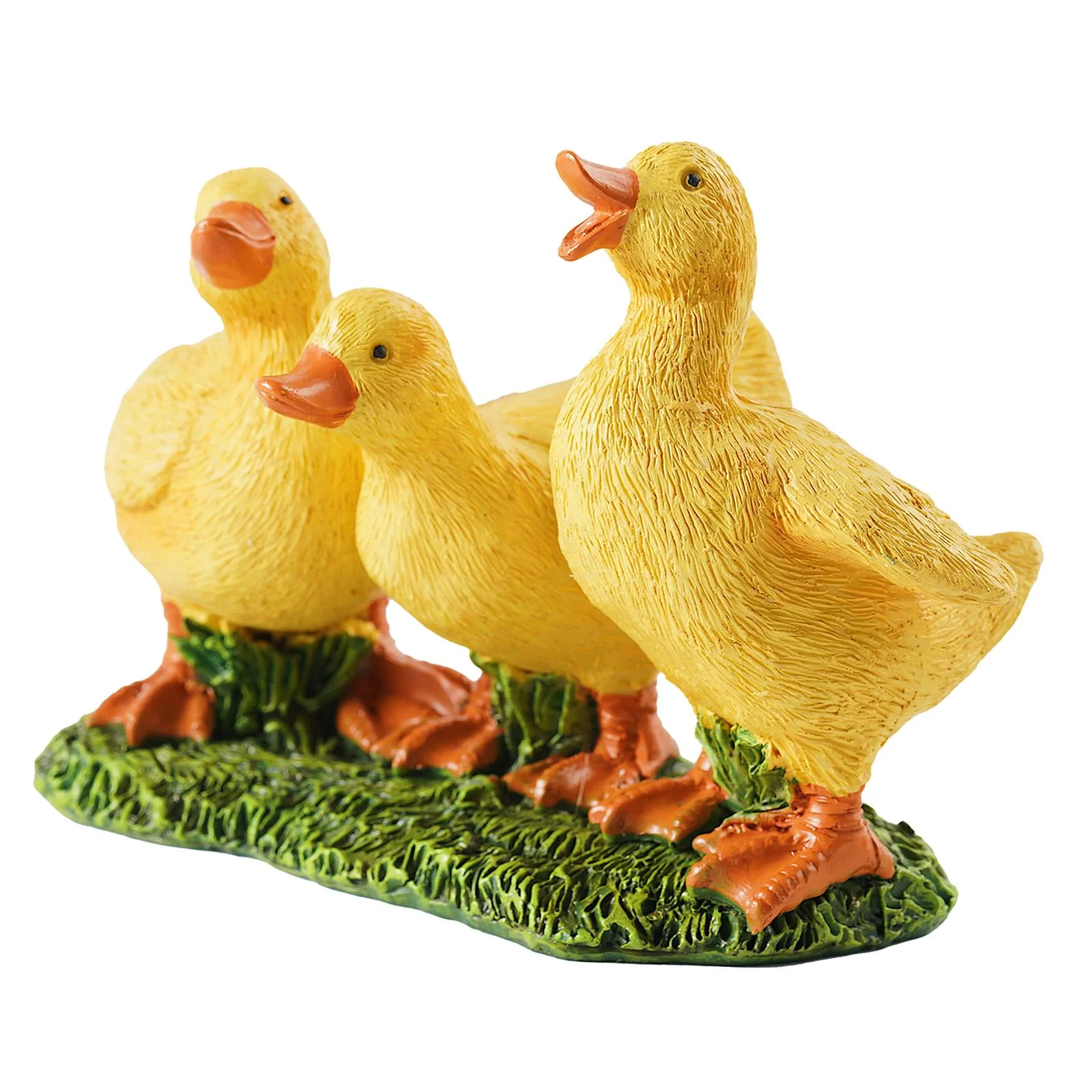 kesoto Duck Statue Duck Sculpture Creative Simulation,Funny,Resin Figurine Backyard Pond Ducks Decoration for Indoor Outdoor Bedroom