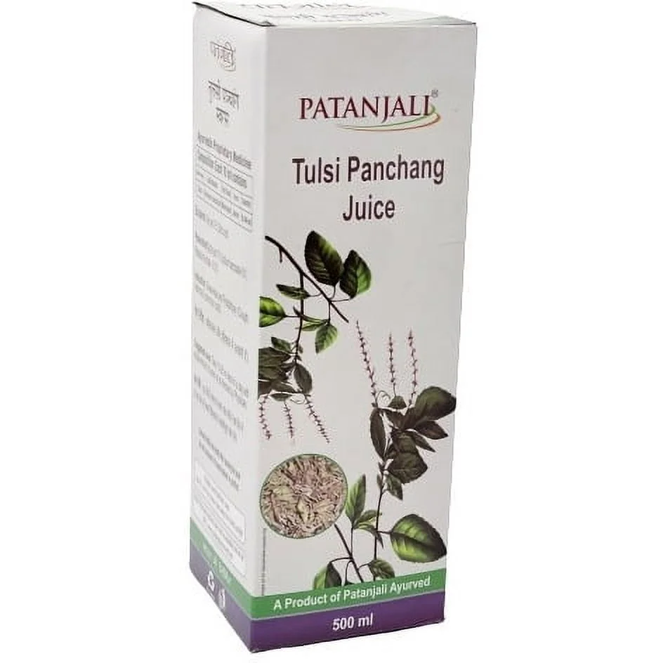 Pack Of 4 - Patanjali Tulsi Panchang Juice - 500 Ml (17.63 Fl Oz)