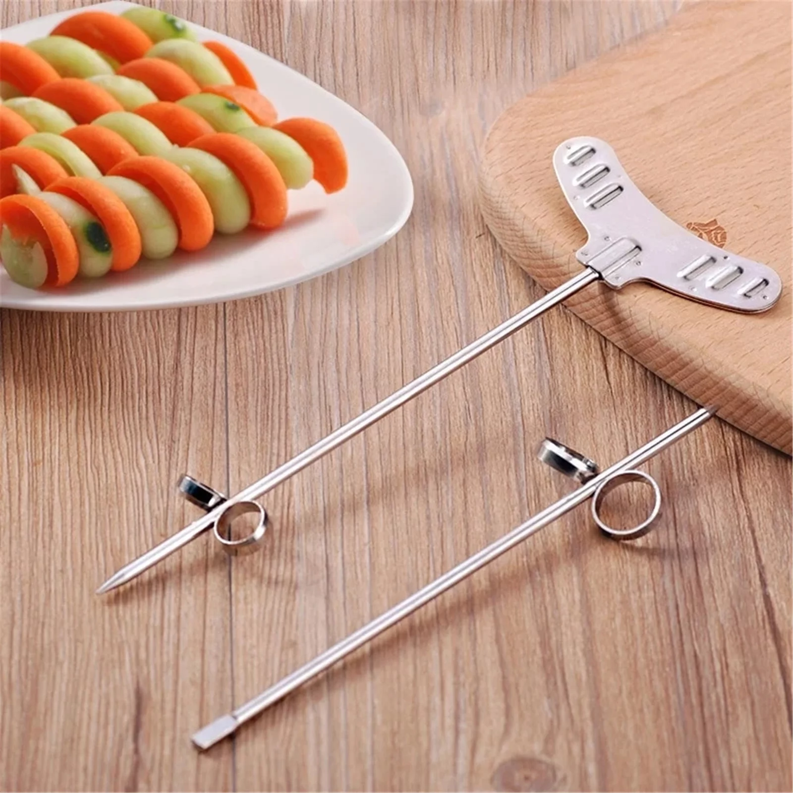 Gadgets for Home Stainless steel magic spiral coiler spiral knife creative cucumber spiral Birthday Gifts For Her
