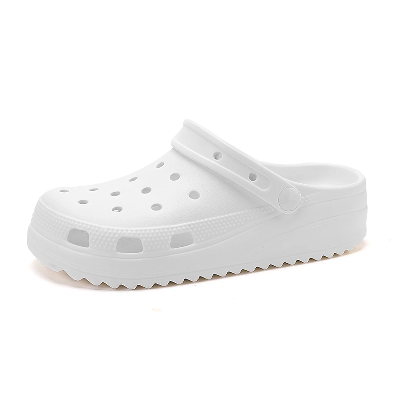 Cyiecw Gardener Platform Clogs Beach Sandals Slippers for Women Slip on Garden Shoes