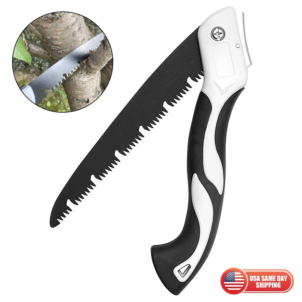 Berry&Bird Folding Saw Gardening Hand Pruning Saw 7.5''Rugged SK5 Steel Blade US