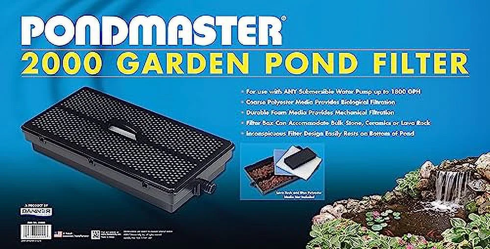 PONDMASTER Danner Manufacturing, Inc 2000 Garden Pond Filter, 02200