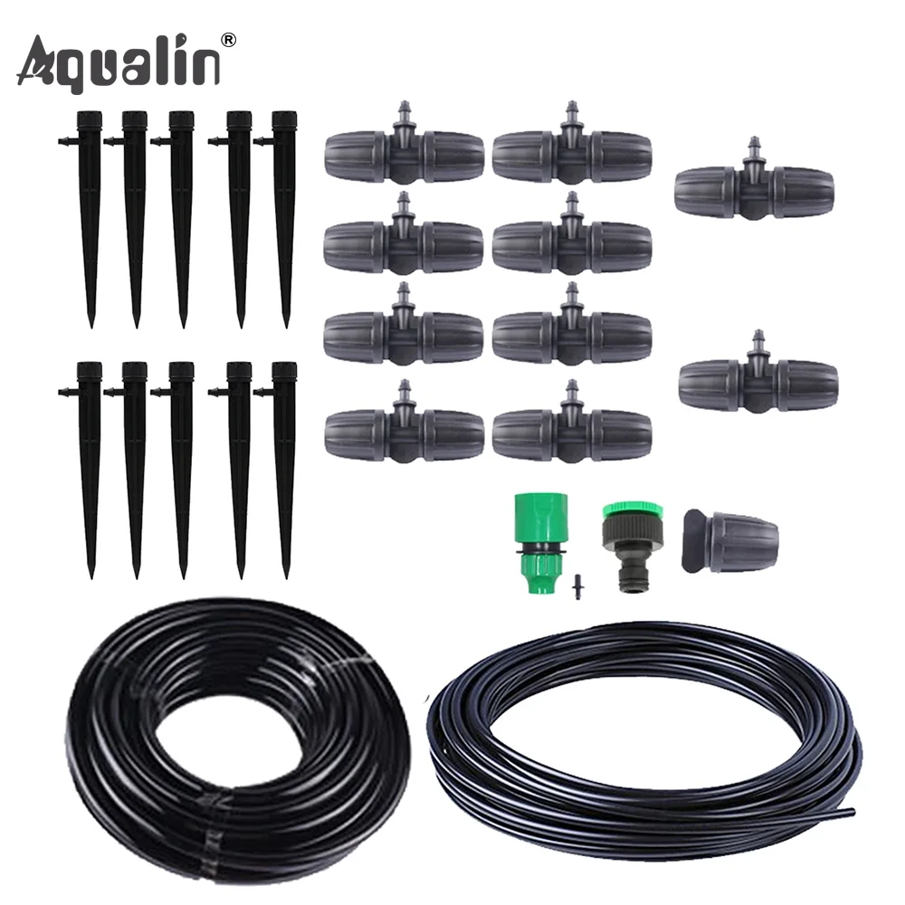 10m 9/12 Hose Automatic  Drip Irrigation System Garden Irrigation Systems  Watering Kits with Adjustable Dripper #26301-8