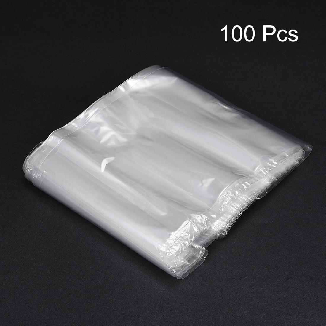 Shrink Wrap Bags, 12x8 inch 100pcs Shrinkable Wrapping Packaging Bags Transparent Industrial Packaging Sealer