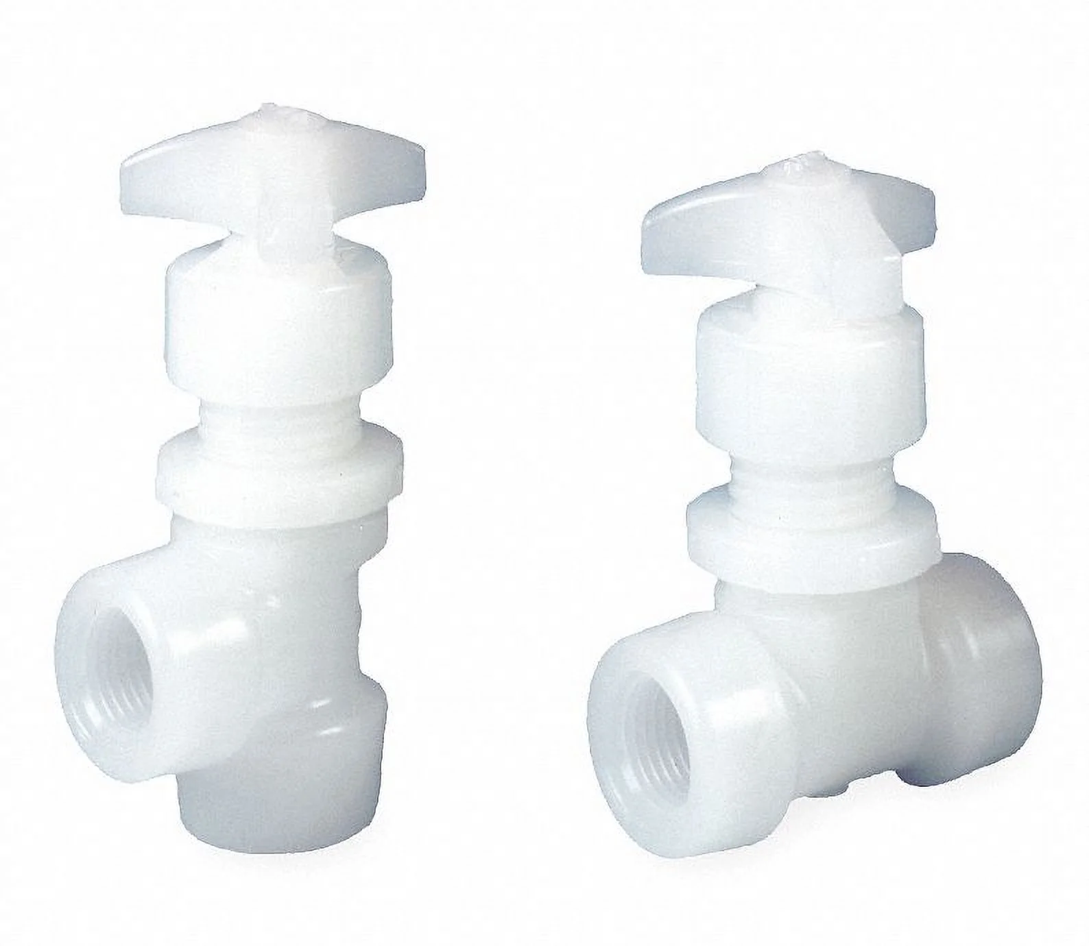 Gf Piping Systems Needle Valve,Straight,PVDF,1/2 In.,FNPT 155522556