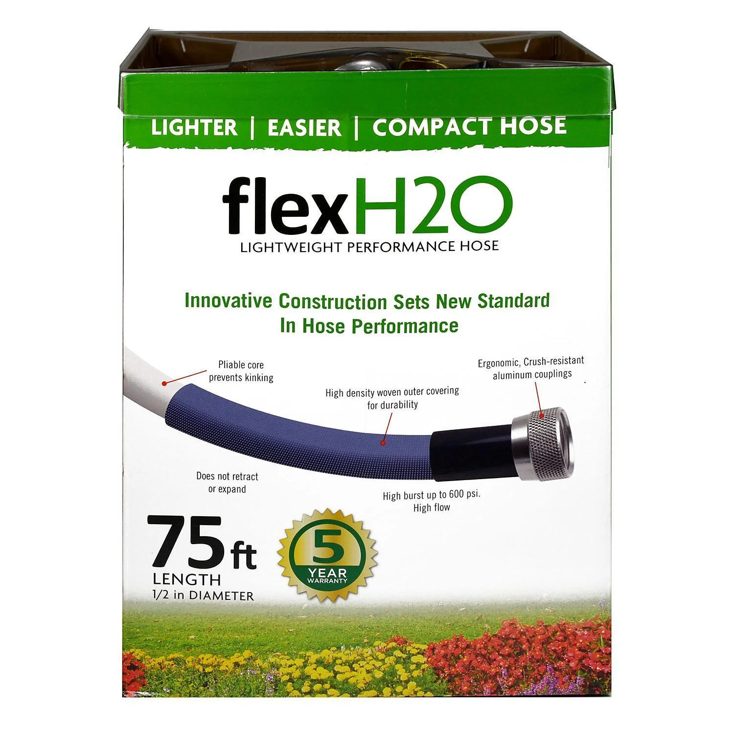 flexH2O 75ft Lightweight Performance Hose