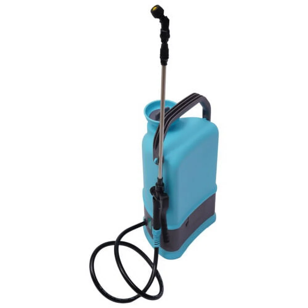 1.32 Gal Electric Garden Weed Sprayer Battery Powered 5 Nozzles Retractable Wand