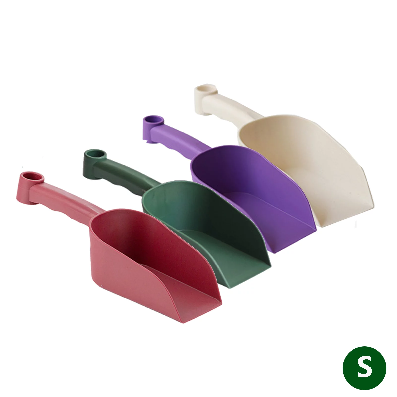 4 plastic garden hand shovel for small soil shovel, shovel, pet food, sand shovel for children and adults