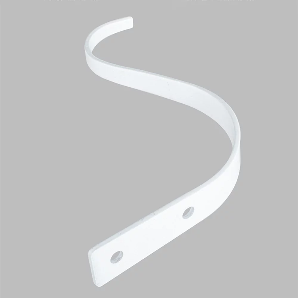 2pcs Metal Hanging Basket Brackets Outdoor Garden Plant Hanger Hook Wall Decor