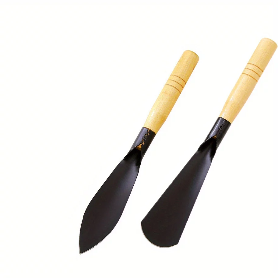 2PCS/Set Heavy-Duty Vegetable Gardening Shovels - Durable Ergonomic Tools for Easy Digging, Planting & Soil Management - Perfect for Agricultural Home Gardens & Flower Beds