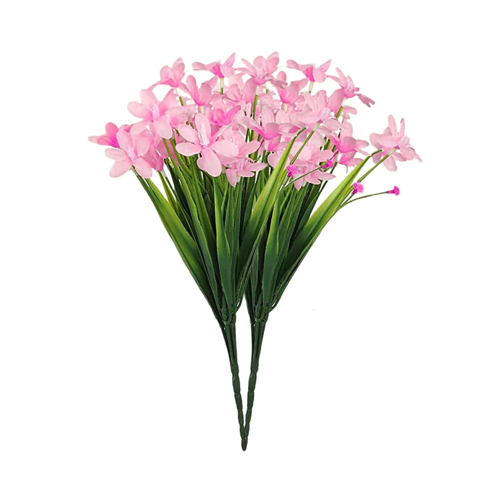 Bnnlsa Artificial Flowers 2Pcs Simulation Orchid 7 fork Hanging Orchid Pot Decoration Flower Arrangement Shooting Props Supplies Simulation Plants
