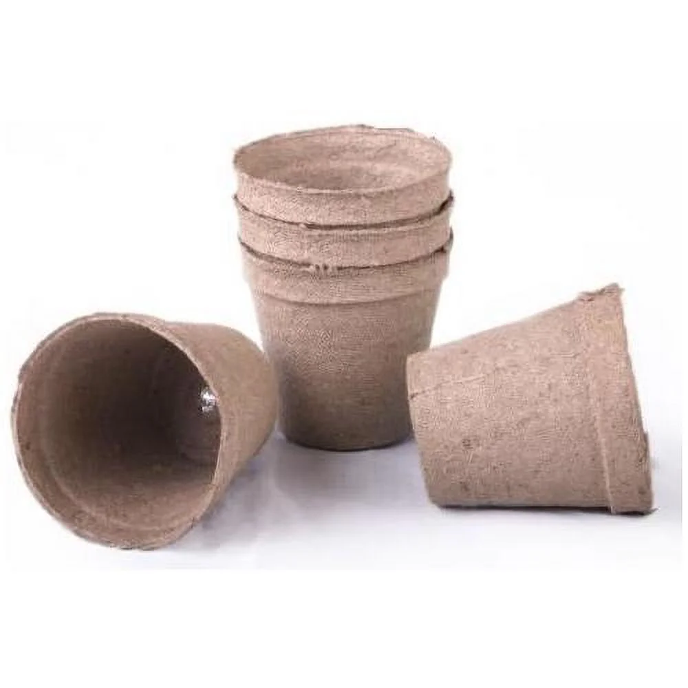 20 NEW Round Peat Pots Size 3X3 ~ Pots Are 3 Inch Round At The Top And 3 Inch Deep.