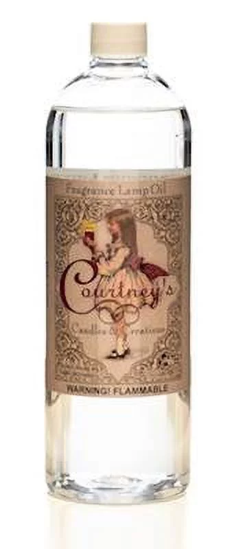 LITER - 33.5 oz Courtneys Fragrance Lamp Oils - PEACH ROSE