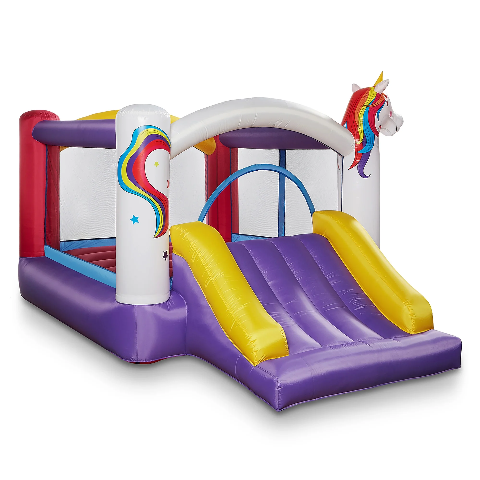 Unicorn Theme Bounce House Bouncer Inflatable with Blower