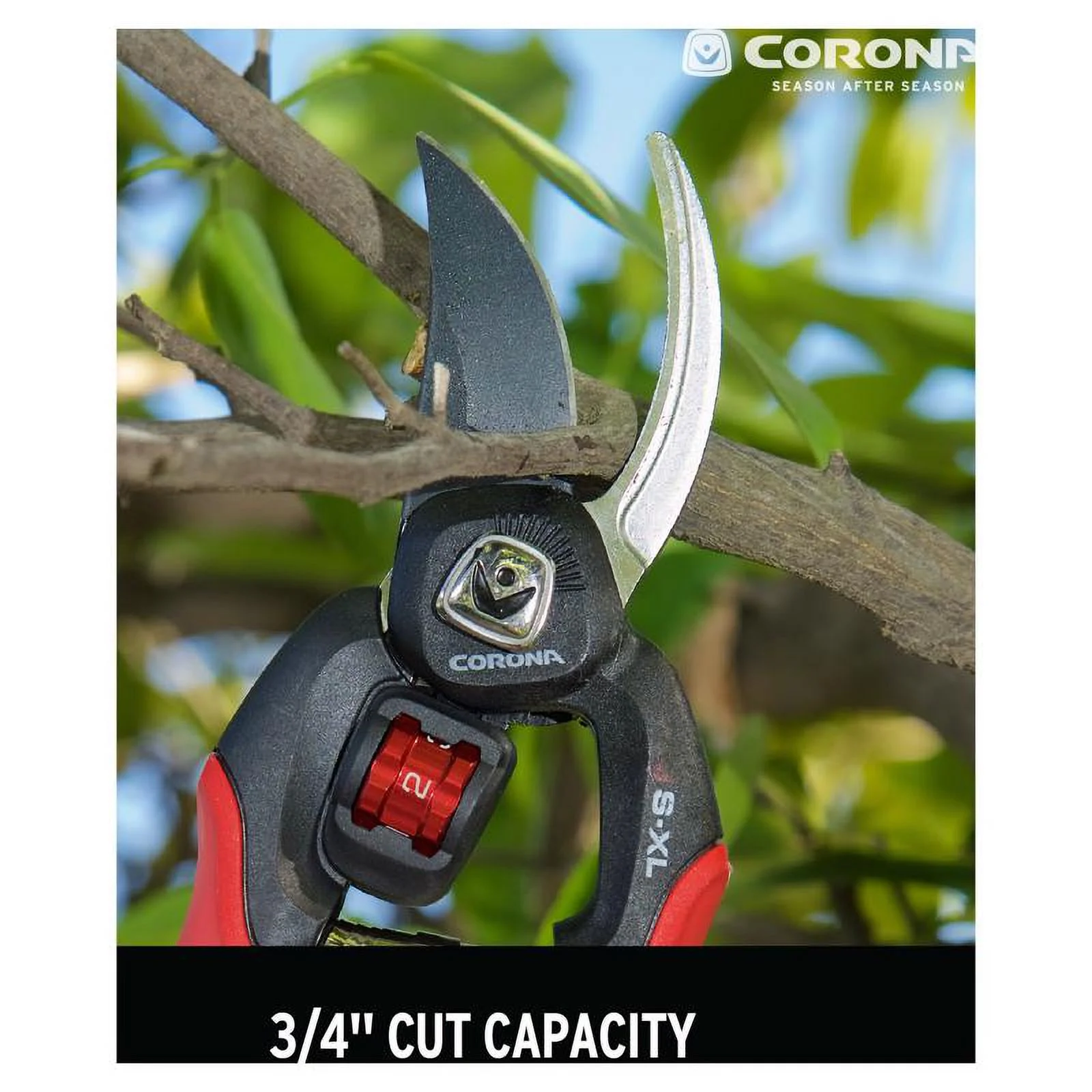 Corona  Comfort Gel 2 in. Steel Bypass Pruners 2 in.