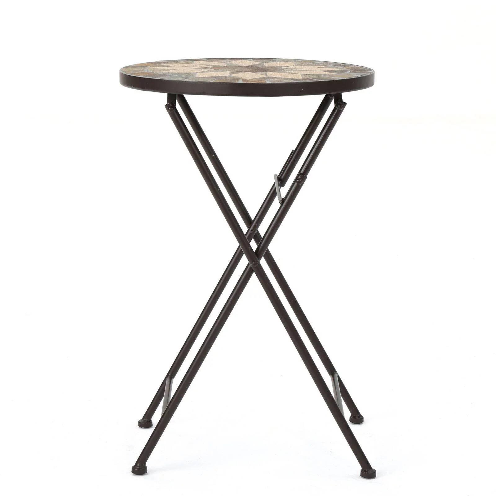 Silvester Stone Top Patio Side Table