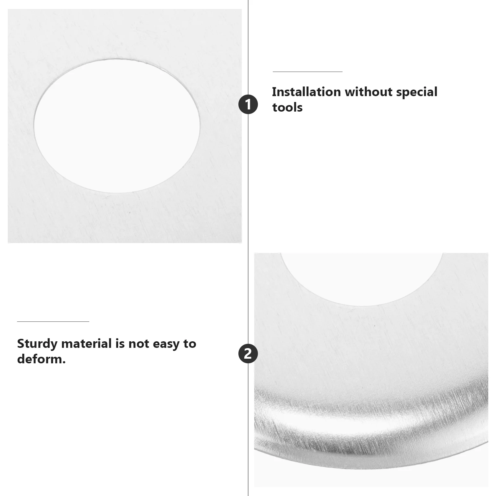 10pcs Fire Sprinkler Cover Plate 1/2 Inch Sprinkler Escutcheon Replacement Cover