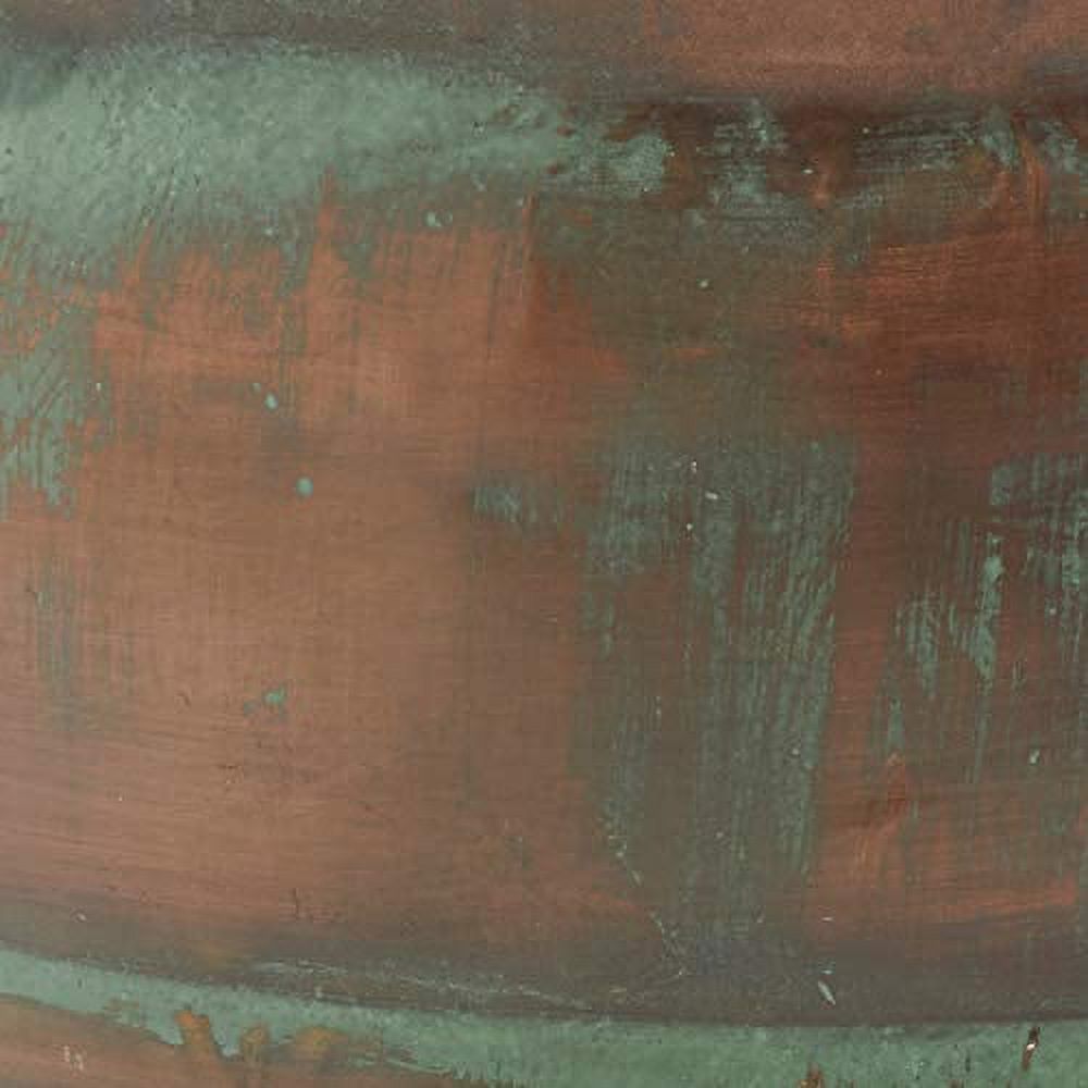 Rustic Metal Round Planter, Set Of 3 13