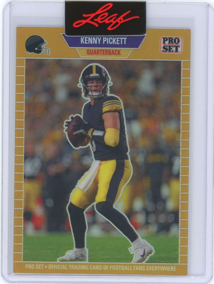 NFL 2023 Pro Set Metal /199 Limited Edition Gold Kenny Pickett PSG-31