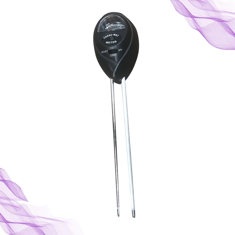 Guichaokj Moisture PH Sensor Meter Double Probe Soil Water Monitor Hygrometers for Garden Farm Lawn Plants Indoor Outdoor (Black)