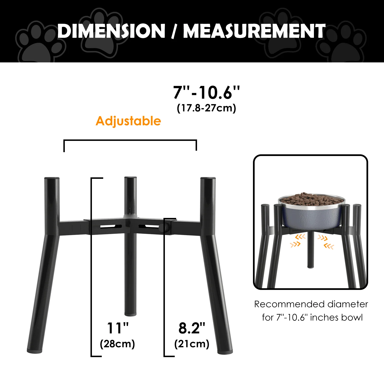 Raised Dog Bowl Stand for Large Dogs 11