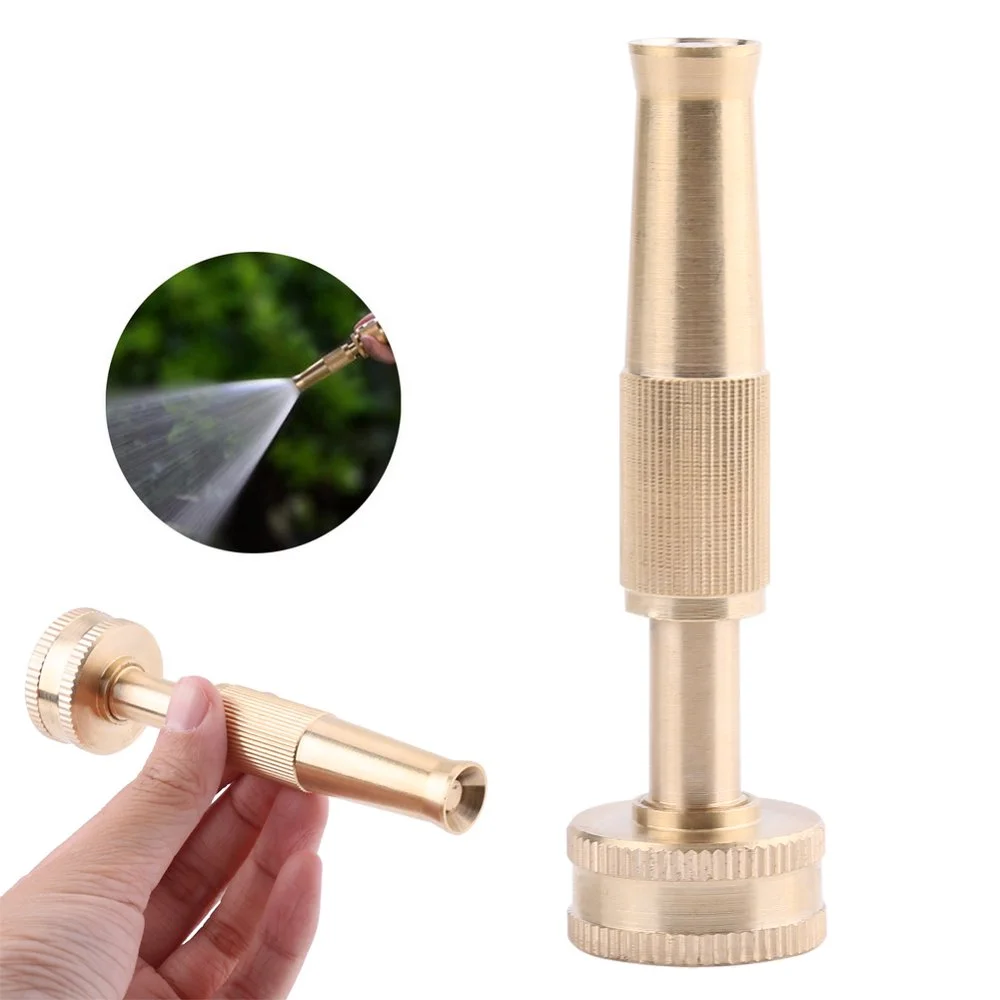 Newce  Adjustable Brass Construction High Pressure Spray Gun Head Garden Water Hose Nozzle Sprayer  Water Hose Spray Nozzle  Spray Nozzle