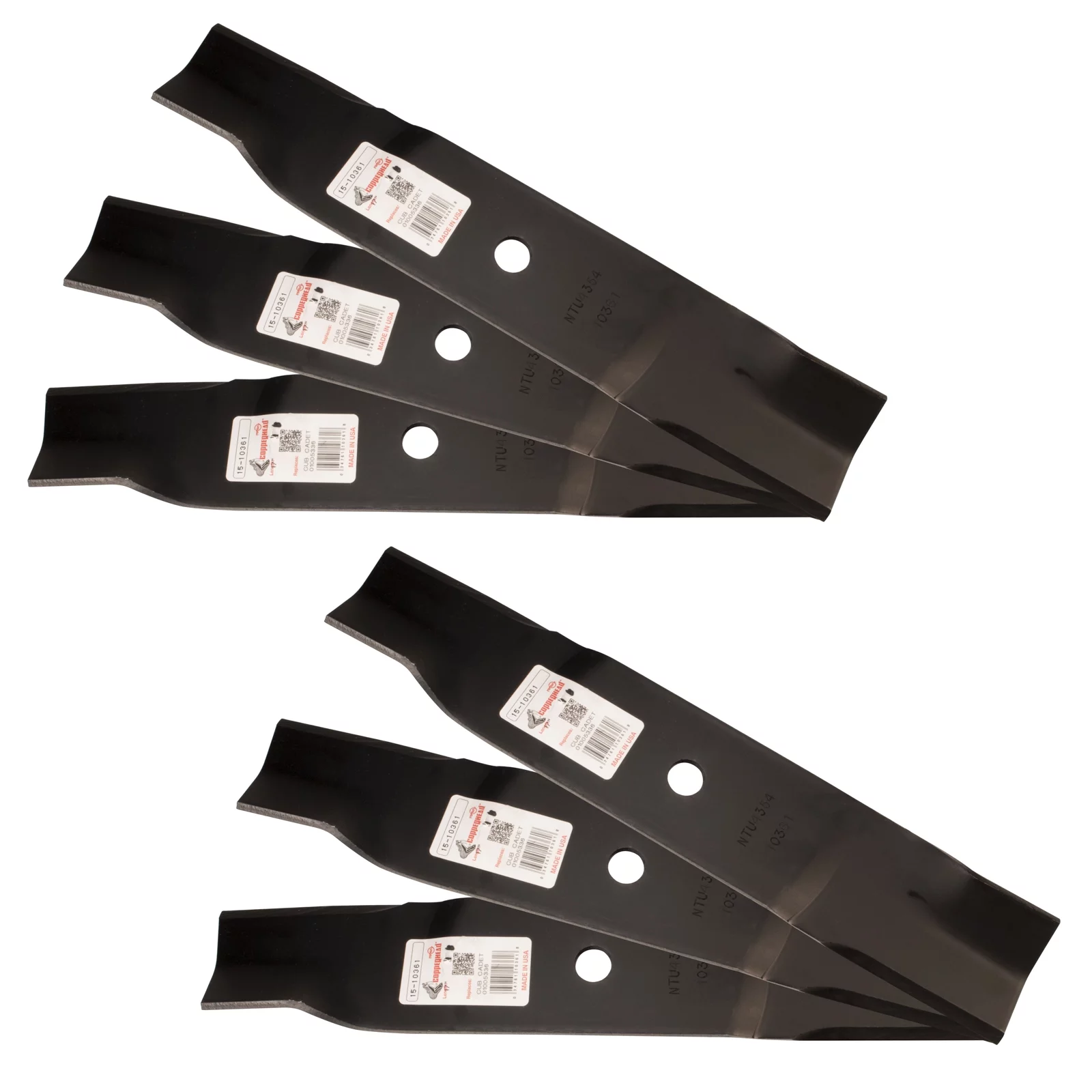 Rotary® 10361 6 Mower Blades for Cub Cadet® 742-04417 MTD® 742-04278A 48