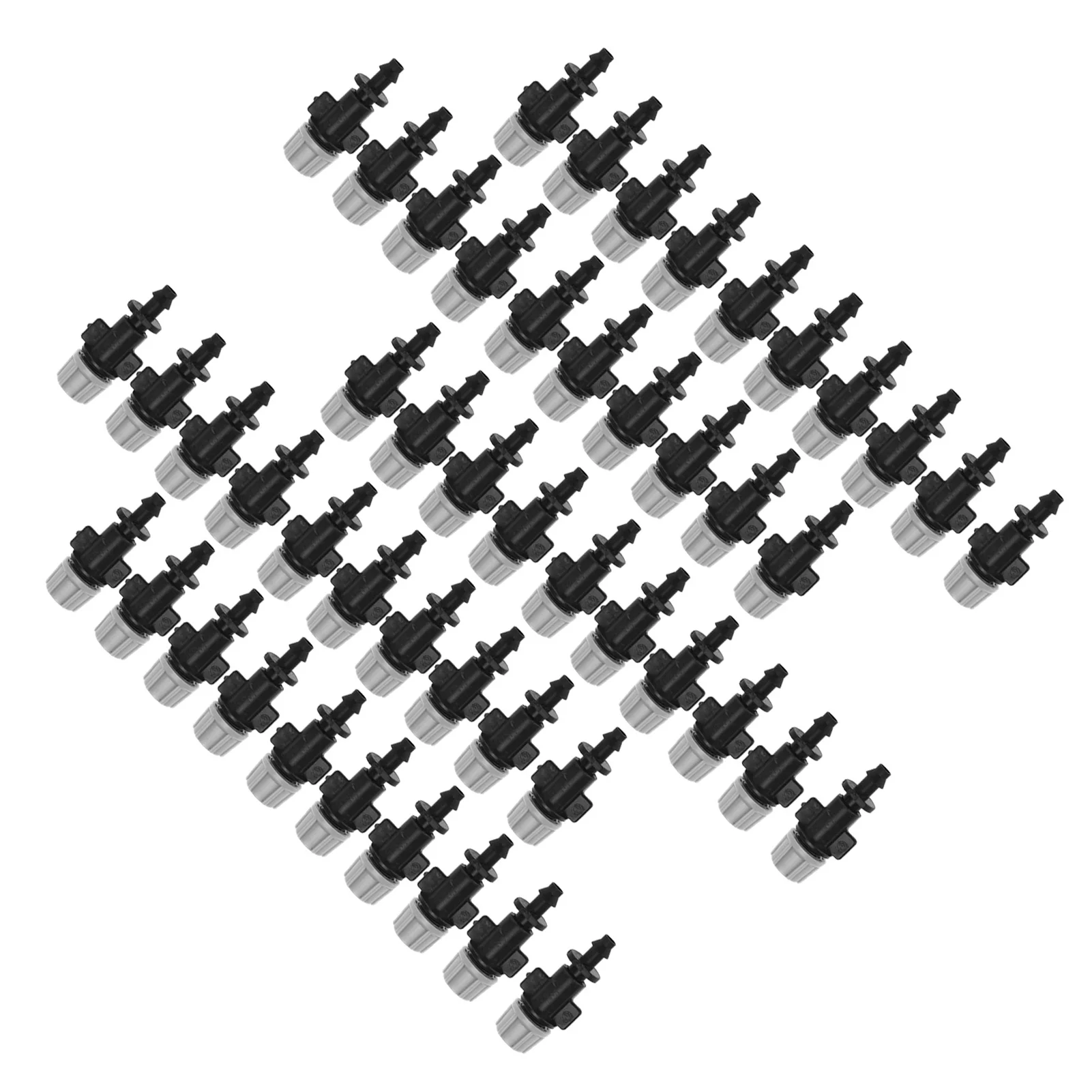 Alupre 50pcs/set Misting Nozzles Sprinkler Head Atomizer compatible with Garden Drip Irrigation System