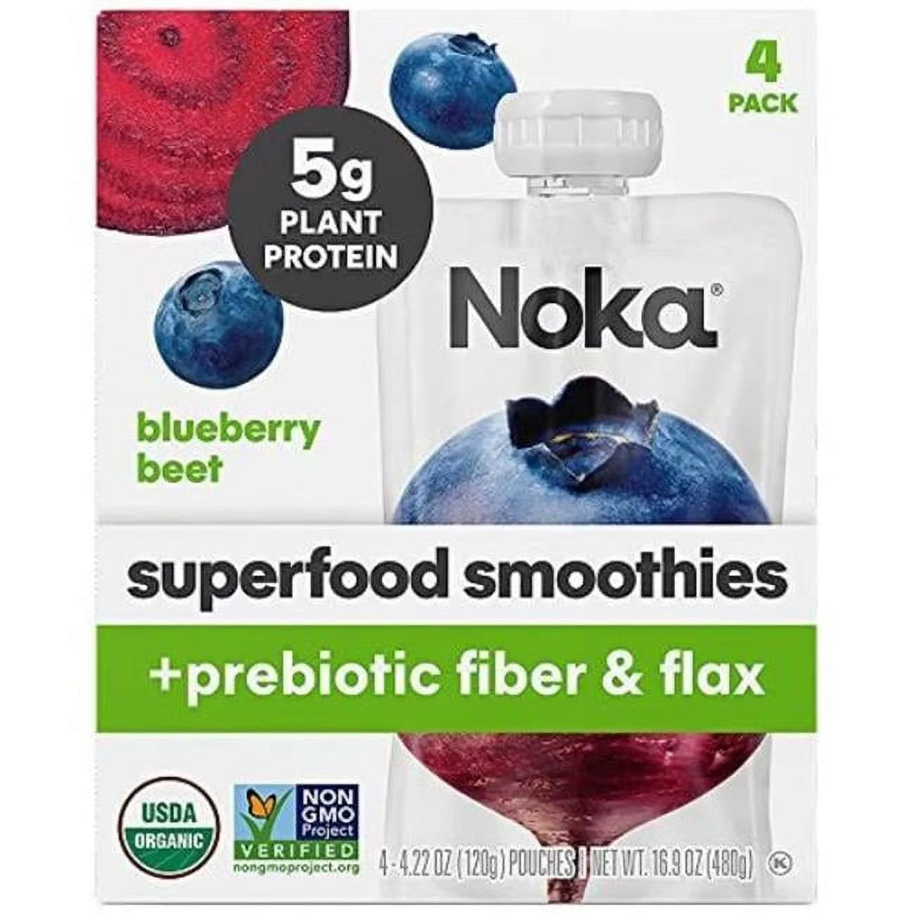 16.9 oz Blueberry Beet Smoothie - 4 Piece - Pack of 6