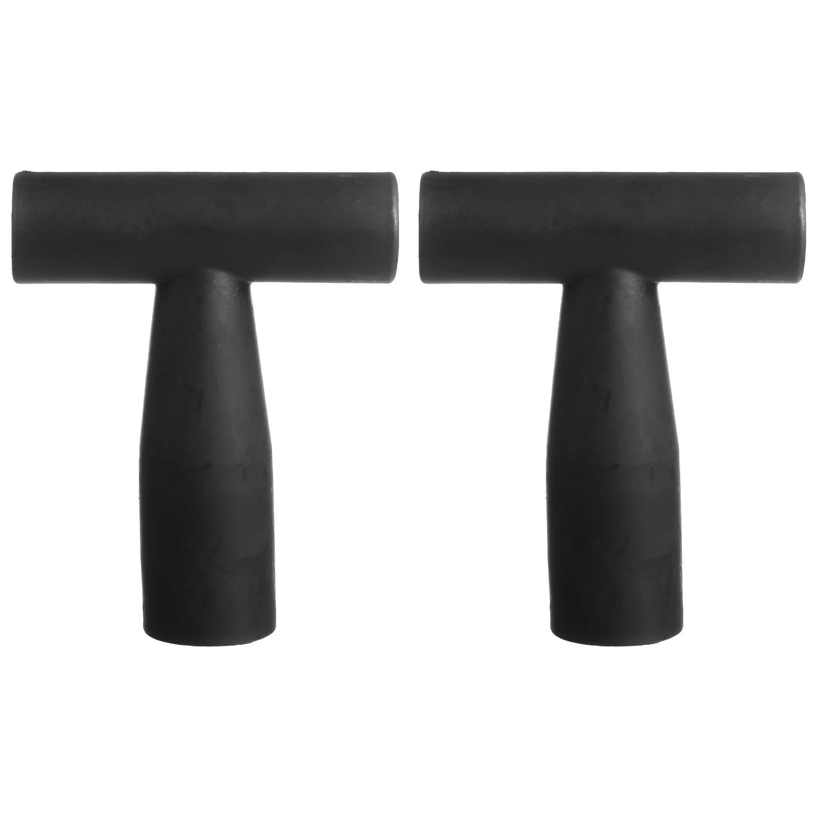 Qumonin Iron Shovel Handle Hoe Garden Tool 2pcs T-Shaped Plastic Grip Handles