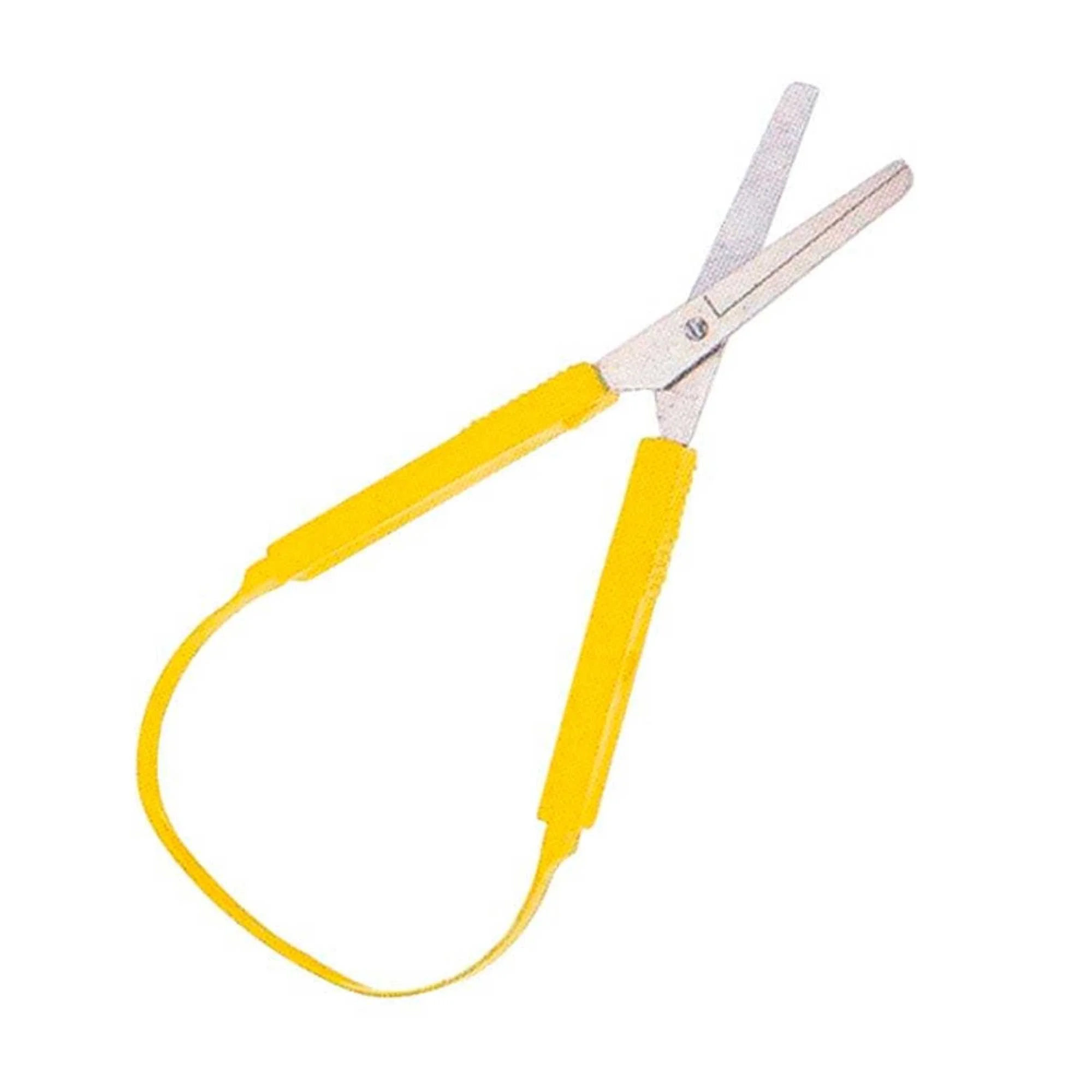School Smart Loop Adaptive Scissors, 8 Inches, Yellow