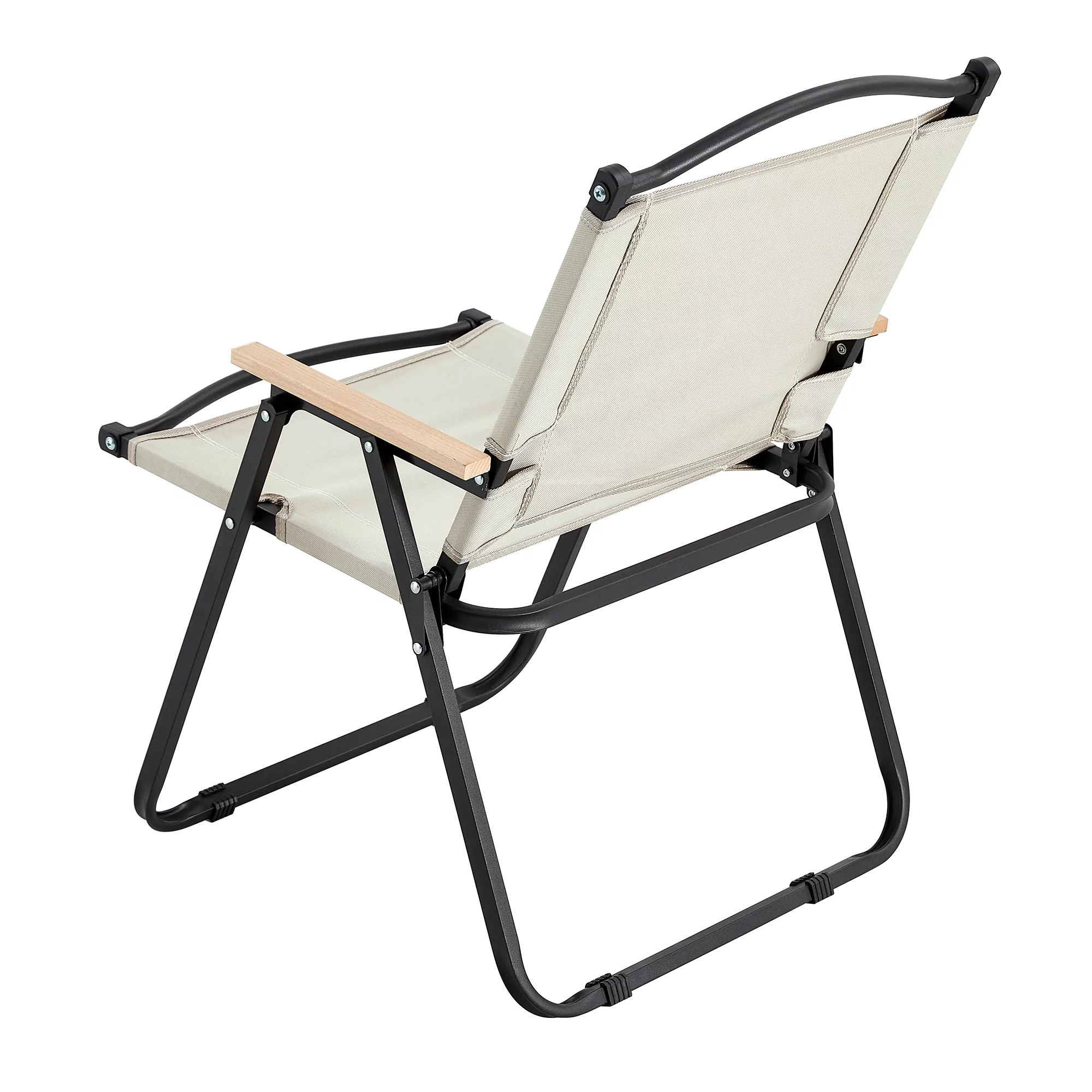 Premium Portable Folding Chair - Lightweight Steel Frame with Durable Oxford Cloth for Outdoor Adventures, 280lbs Capacity