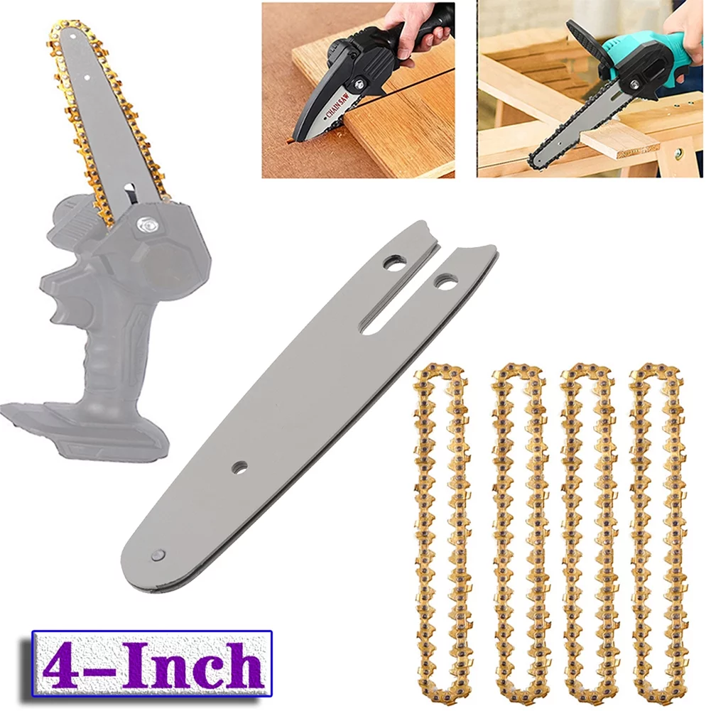 Landgoo 4 Inch Chainsaw Guide 1/4 Pitch 0.043