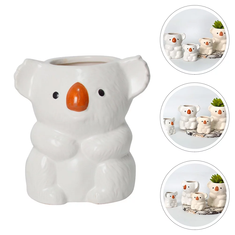 Guichaokj 1pc Creative Flowerpot Exquisite Ceramic Plant Container Artistic Home Planter