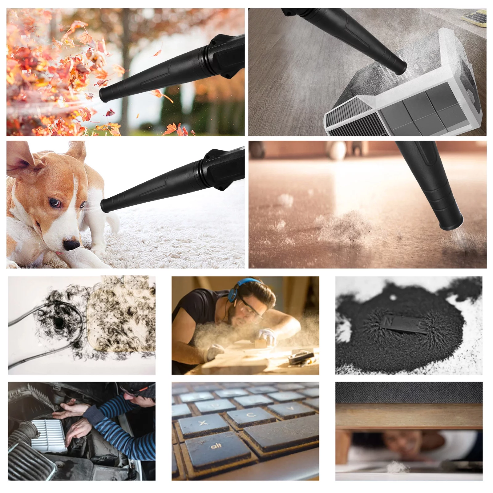 Pristin Blower,Switch 2-in-1 Blower Cleaner Powered Blowers Ah Battery 4.0 Ah Blowers Patio Battery Powered 21V Blower 2-in-1 Blower Small Blower Air Blower HAVOU Blower 2 1