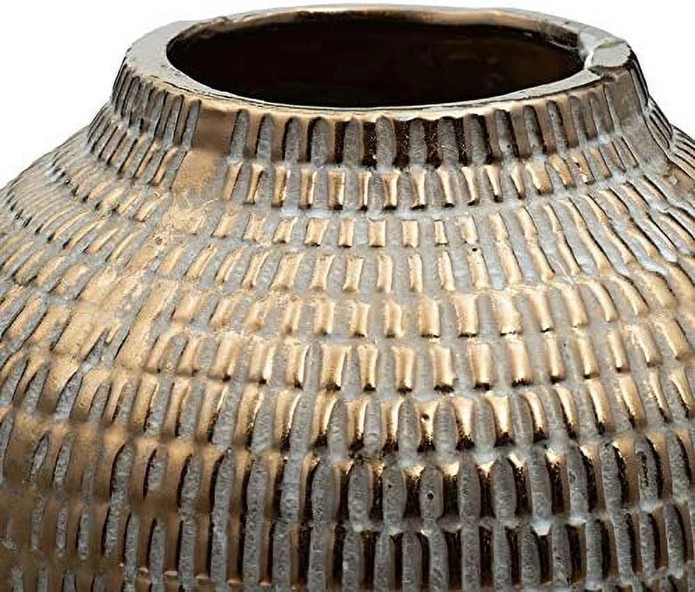 Group Tribal Chic Ceramic Pot/Vase D8x7.5