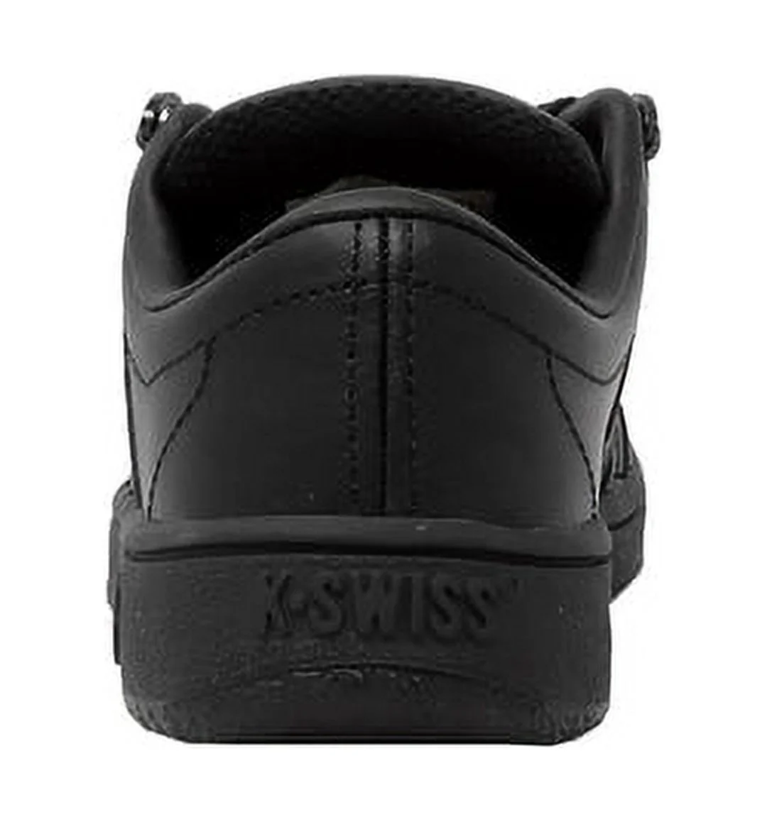 K-Swiss Little Kids Classic LX Black/Black Leather Shoes