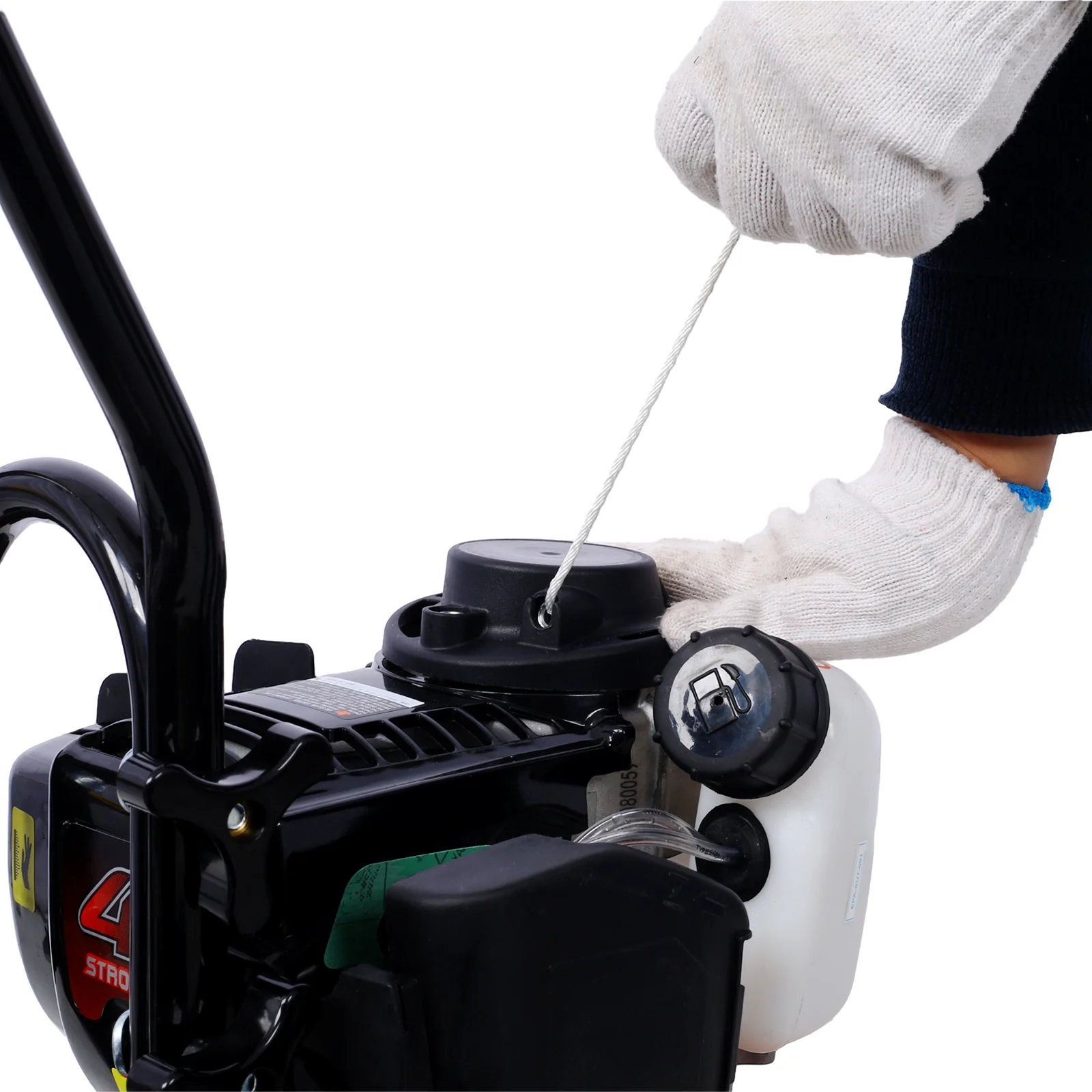 Mini Tiller Cultivator, Powerful 37.7cc 4-stroke Viper Engine, Gear Drive Transmission, Mini Cultivator with 4-Cycle  Engine