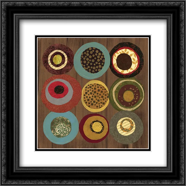 Manzanita Monday II 2x Matted 20x20 Black Ornate Framed Art Print by Lee, Jeni